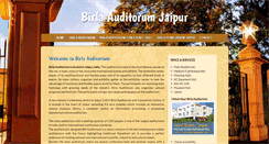Desktop Screenshot of birlaauditoriumjaipur.com